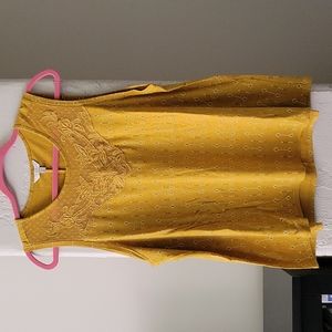 Lucky Brand Floral Embroidered Tank Top